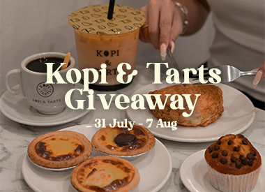 The Centrepoint x Kopi & Tarts Giveaway
